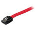 Фото #3 товара 24in Latching SATA Cable - 0.609 m - SATA III - SATA 7-pin - SATA 7-pin - Male/Male - Red