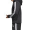 adidas 三条纹印花运动加绒连帽针织夹克 男款 黑色 / Куртка Adidas Trendy_Clothing DQ1455