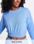 South Beach oversized sweatshirt in blue BLAU, 38 - фото #1