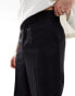 Фото #5 товара ASOS DESIGN smart high waist straight leg trousers in black