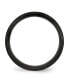 Фото #2 товара Stainless Steel Brushed Black IP-plated 8mm Band Ring