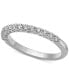 Фото #1 товара Кольцо Macy's Diamond Band 14K White Gold