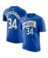 Фото #1 товара Men's Giannis Antetokounmpo Royal Milwaukee Bucks 2023/24 City Edition Name and Number T-shirt