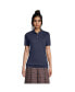 Фото #1 товара Women's School Uniform Short Sleeve Banded Bottom Polo Shirt