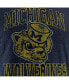 Фото #3 товара Men's Heather Navy Michigan Wolverines Vintage-Like Wolverbear Tri-Blend T-shirt