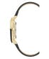 Часы Anne Klein Gold-Tone Black Strap Watch