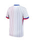 Фото #4 товара Men's White France National Team 2024 Away Replica Blank Jersey