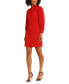 Фото #3 товара Women's Bubble-Crepe Blouson-Sleeve Mini Dress