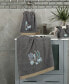 Фото #3 товара Textiles Turkish Cotton Aaron Embellished Hand Towel Set, 2 Piece