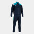 JOMA Toledo tracksuit Navy / Fluor Turquoise, 12-14 лет - фото #4