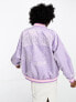 Фото #3 товара AAPE By A Bathing Ape varsity jacket in purple