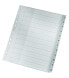 Esselte Leitz 12820000 - Numeric tab index - Cardboard - Gray - A4 - 250 g/m² - 238 mm