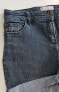 DENIM JEAN SHORTS Women's SIZE 7 Blue Cut New Pure Style Dark Wash NEW