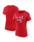 Фото #1 товара Women's Red St. Louis Cardinals Logo T-shirt