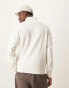 Фото #4 товара New Look 1/4 zip funnel neck in off white