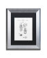 Фото #1 товара Claire Doherty 'Chanel Lipstick Case Patent White' Matted Framed Art - 11" x 14"