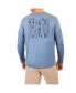 Фото #5 товара Men's Sun Protection Seaside Stack Graphic Crewneck