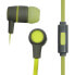 Vakoss SK-214G - Headset - In-ear - Calls & Music - Green - Gray - Binaural - Multi-key