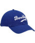 Men's Royal Brooklyn Dodgers Logo Cooperstown Collection Clean Up Adjustable Hat