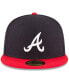 Фото #2 товара Men's Navy Atlanta Braves 1995 World Series Wool 59FIFTY Fitted Hat