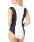 Carmen Marc Valvo Plunge One-Piece Women's