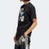 adidas originals三叶草 花卉印花短袖T恤 男款 黑色 / Футболка Adidas originals T trendy_clothing featured_tops EC7360