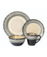 16 Piece Glazed Dinnerware