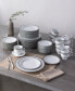 Фото #19 товара Charlotta Platinum 60 Piece Dinnerware Set, Service for 12