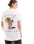 Фото #1 товара ASOS DESIGN oversized t-shirt with tequila cocktail graphic in white