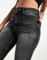 River Island high rise slim jeans in black