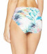 Фото #3 товара Tommy Bahama 171343 Women High-Waist Bikini Bottom White Floral Size Medium