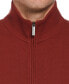 Фото #3 товара Men's Waffle-Knit Full-Zip Sweater