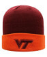 Фото #1 товара Men's Maroon and Orange Virginia Tech Hokies Core 2-Tone Cuffed Knit Hat