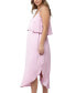 ფოტო #2 პროდუქტის Maternity Nursing Slip Satin Dress