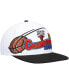 Фото #4 товара Men's White Chicago Bulls Hardwood Classics 1996 Nba Champions Wave Two-Tone Snapback Hat