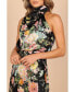 ფოტო #7 პროდუქტის Women's Anabelle Halter Neck Midi Dress