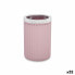 Glass Toothbrush Holder Pink Plastic 32 Units (7,5 x 11,5 x 7,5 cm)