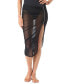 MICHAEL Women's Sheer Zipper Cover-Up Skirt