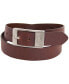 Men's Mississippi Rebels Brandish Leather Belt - Brown