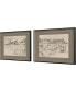 Фото #4 товара Sepia Scenes I Framed Art, Set of 2