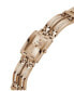 Women's Analog Rose Gold-Tone 100% Steel Watch 39mm