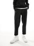 ASOS DESIGN tapered scuba joggers in black