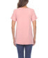 ფოტო #5 პროდუქტის Women's Crisscross Cutout Short Sleeve Top