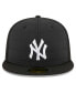 Фото #3 товара Men's Black New York Yankees Quilt 59FIFTY Fitted Hat