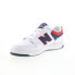 Фото #10 товара New Balance 480 BB480LNR Mens White Leather Lifestyle Sneakers Shoes
