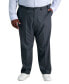 Фото #2 товара Men's Big & Tall Cool 18® PRO Classic-Fit Expandable Waist Flat Front Stretch Dress Pants