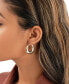 Graduated Tube Hoop Earrings