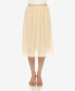 ფოტო #1 პროდუქტის Women's Chiffon Pleated Midi Skirt