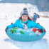 Toyvian Snow Hose, Inflatable 37 Inch Snow Sledge with Handles, 6 mm Thick Material for High Tolerant Abrasion, Ideal for Children and Adults, Giant Snow Toy, Ideal for Winter Fun