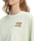 ფოტო #3 პროდუქტის Women's Oversized Cropped Summer Flag T-Shirt